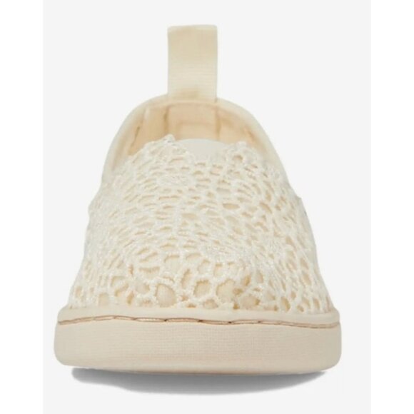 Toms Youth Alpargata Size 3 Natural Moroccan Crochet NWT $60 - Picture 5 of 11